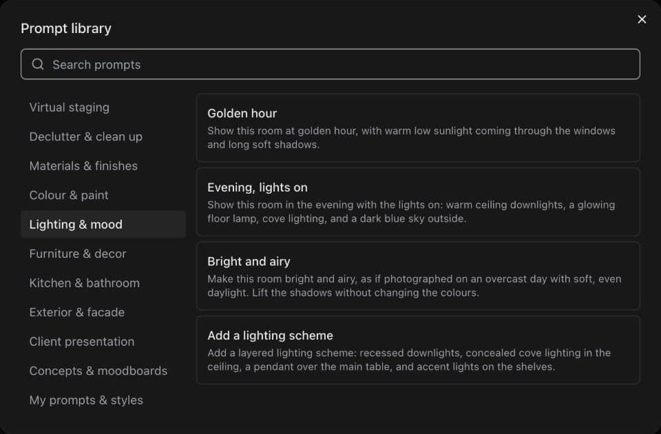 The prompt library: Lighting & mood, Golden hour picked